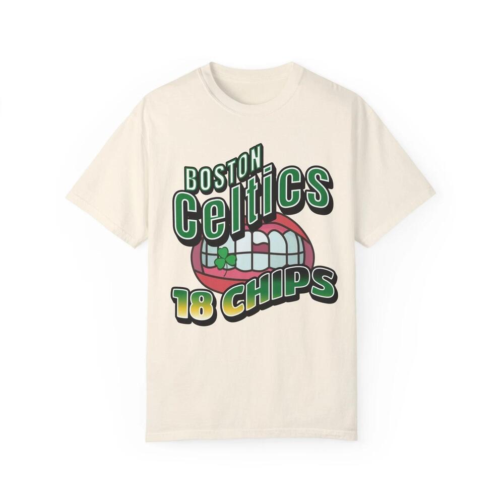 Boston Celtics Broken Tooth 18 Chips Championship T-Shirt Jayson
